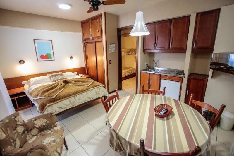 Flat No Residencial Pousada Serrano Centro Gramado Kültér fotó