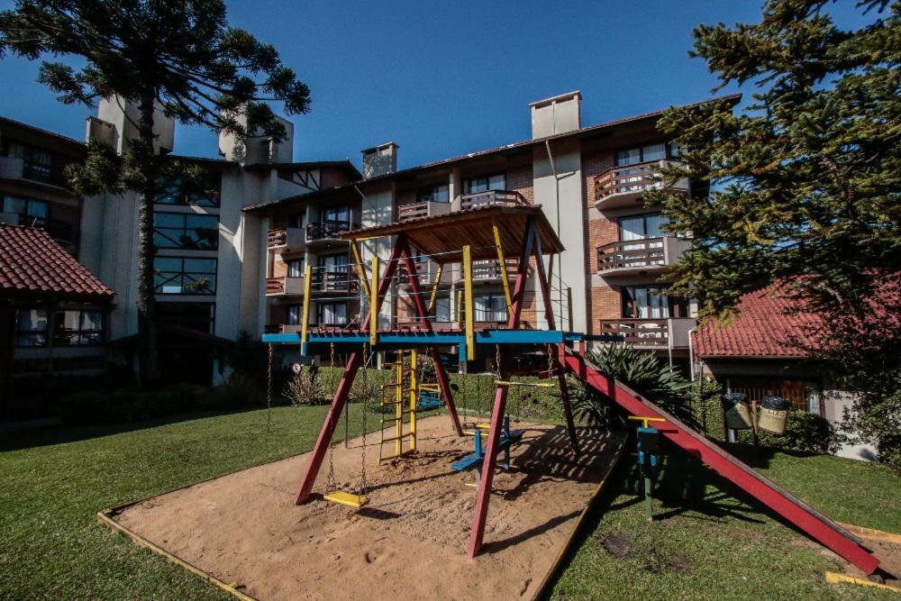 Flat No Residencial Pousada Serrano Centro Gramado Kültér fotó