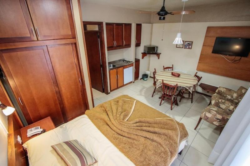 Flat No Residencial Pousada Serrano Centro Gramado Kültér fotó