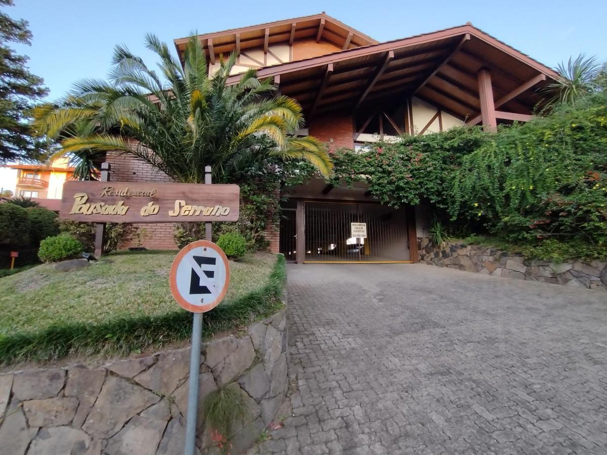 Flat No Residencial Pousada Serrano Centro Gramado Kültér fotó